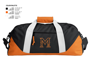 Duffle Bag, MONTVILLE, Baseball, Teamtime, Team time, sublimation, custom sports apparel, team uniforms, spirit wear, spiritwear, sports uniforms, custom shirts, team store, custom team store, fundraiser sports, apparel fundraiser