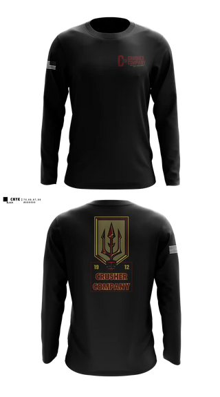 Long Sleeve Performance Shirt, Crusher Company, Army, Teamtime, Team time, sublimation, custom sports apparel, team uniforms, spirit wear, spiritwear, sports uniforms, custom shirts, team store, custom team store, fundraiser sports, apparel fundraiser