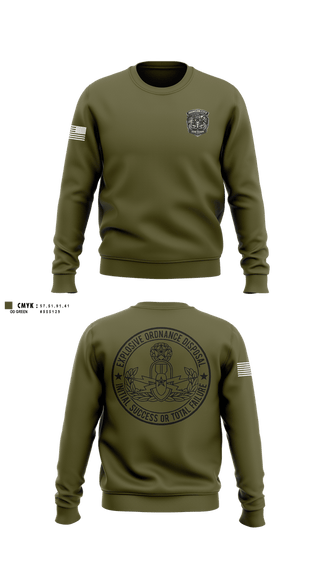Crew Neck Sweatshirt, Johnson City EOD, Police, Teamtime, Team time, sublimation, custom sports apparel, team uniforms, spirit wear, spiritwear, sports uniforms, custom shirts, team store, custom team store, fundraiser sports, apparel fundraiser