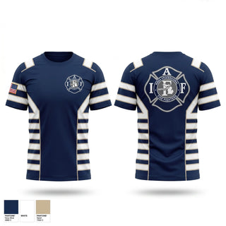 Old School Cotton Feel Shirt, NIESA PROFESSIONAL FIRE FIGHTERS  - LOCAL 5633, Fire Department, Teamtime, Team time, sublimation, custom sports apparel, team uniforms, spirit wear, spiritwear, sports uniforms, custom shirts, team store, custom team store, fundraiser sports, apparel fundraiser