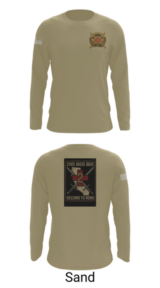 Long Sleeve Performance Shirt, 2nd Medical Brigade, , Teamtime, Team time, sublimation, custom sports apparel, team uniforms, spirit wear, spiritwear, sports uniforms, custom shirts, team store, custom team store, fundraiser sports, apparel fundraiser