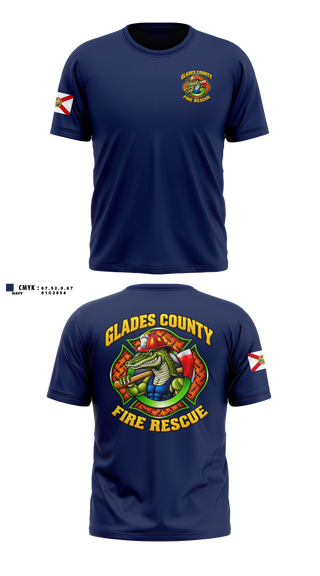 Old School Cotton Feel Shirt, Glades County Fire Rescue, Fire Department, Teamtime, Team time, sublimation, custom sports apparel, team uniforms, spirit wear, spiritwear, sports uniforms, custom shirts, team store, custom team store, fundraiser sports, apparel fundraiser