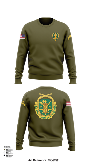 Crew Neck Sweatshirt, 785th Military Police Battalion, , Teamtime, Team time, sublimation, custom sports apparel, team uniforms, spirit wear, spiritwear, sports uniforms, custom shirts, team store, custom team store, fundraiser sports, apparel fundraiser