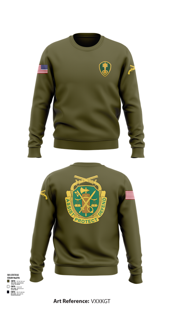 Crew Neck Sweatshirt, 785th Military Police Battalion, , Teamtime, Team time, sublimation, custom sports apparel, team uniforms, spirit wear, spiritwear, sports uniforms, custom shirts, team store, custom team store, fundraiser sports, apparel fundraiser