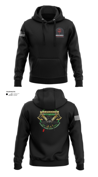 Hoodie, Warhammer Fitness, , Teamtime, Team time, sublimation, custom sports apparel, team uniforms, spirit wear, spiritwear, sports uniforms, custom shirts, team store, custom team store, fundraiser sports, apparel fundraiser