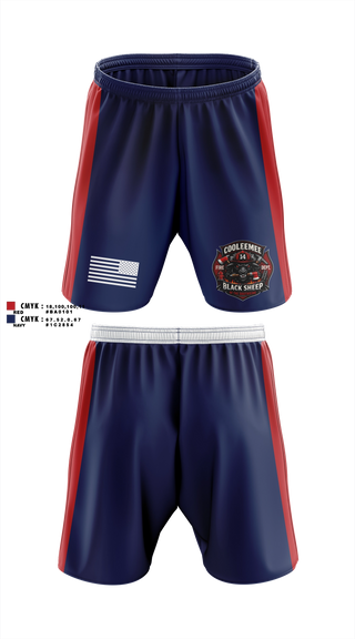 Athletic Shorts With Pockets, Cooleemee fire department, Fire Department, Teamtime, Team time, sublimation, custom sports apparel, team uniforms, spirit wear, spiritwear, sports uniforms, custom shirts, team store, custom team store, fundraiser sports, apparel fundraiser