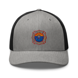 Phoenix Fire Department Retro Trucker Hat | Yupoong 6606