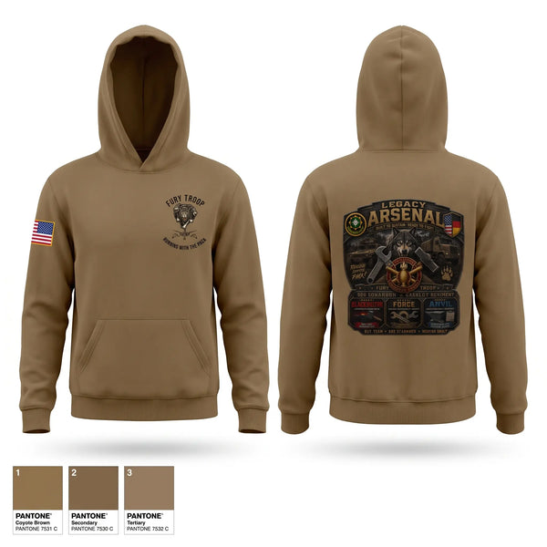 Hoodie, Legacy 3/2 Fury Troop, Army, Teamtime, Team time, sublimation, custom sports apparel, team uniforms, spirit wear, spiritwear, sports uniforms, custom shirts, team store, custom team store, fundraiser sports, apparel fundraiser