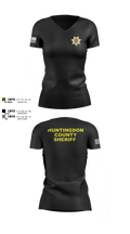 Huntingdon County Sheriff’s Office 63873166 Women's Short Sleeve V-neck Shirt - 100