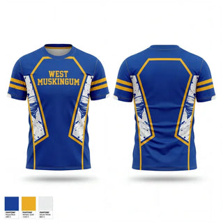 Old School Cotton Feel Shirt, West Muskingum, Wrestling, Teamtime, Team time, sublimation, custom sports apparel, team uniforms, spirit wear, spiritwear, sports uniforms, custom shirts, team store, custom team store, fundraiser sports, apparel fundraiser