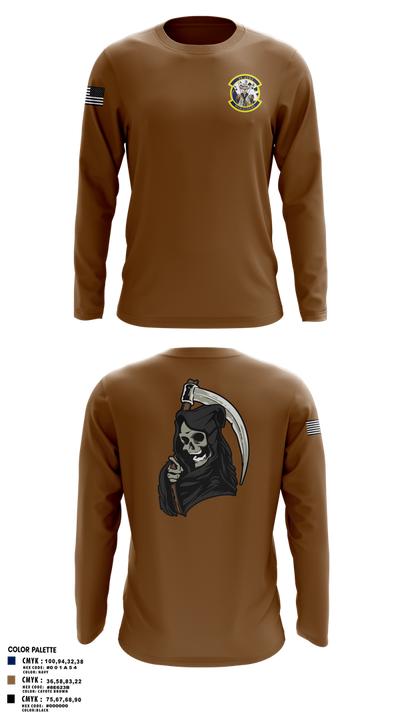 89th ATKS 4594121 Long Sleeve Performance Shirt 2