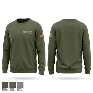 Crew Neck Sweatshirt, Modoc County Sheriff’s Office, Police, Teamtime, Team time, sublimation, custom sports apparel, team uniforms, spirit wear, spiritwear, sports uniforms, custom shirts, team store, custom team store, fundraiser sports, apparel fundraiser
