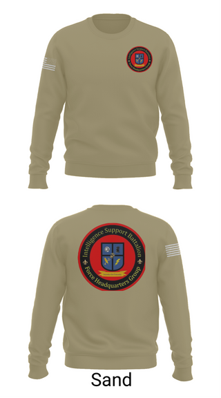 Crew Neck Sweatshirt, Intelligence Support Battalion, , Teamtime, Team time, sublimation, custom sports apparel, team uniforms, spirit wear, spiritwear, sports uniforms, custom shirts, team store, custom team store, fundraiser sports, apparel fundraiser