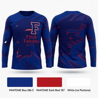 Long Sleeve Performance Shirt, Fitch Falcons, Women's Soccer, Teamtime, Team time, sublimation, custom sports apparel, team uniforms, spirit wear, spiritwear, sports uniforms, custom shirts, team store, custom team store, fundraiser sports, apparel fundraiser