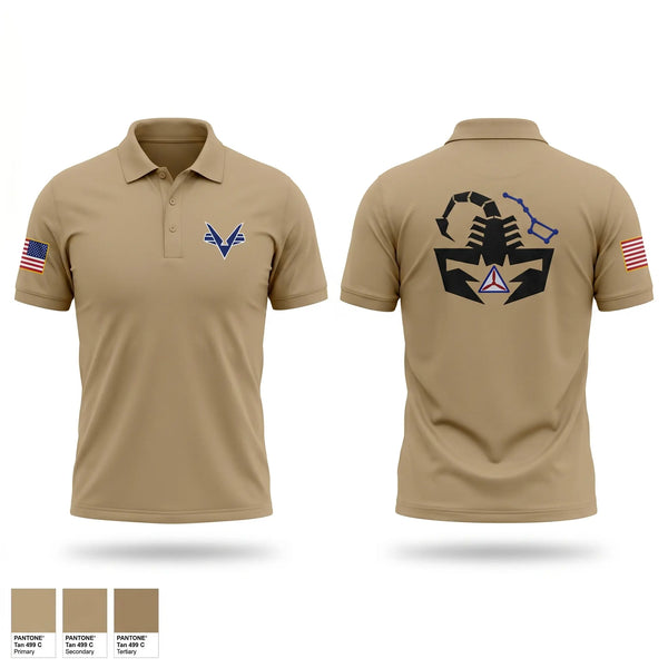 Short Sleeve Performance Polo, Saint George Composite Squadron, Air Force, Teamtime, Team time, sublimation, custom sports apparel, team uniforms, spirit wear, spiritwear, sports uniforms, custom shirts, team store, custom team store, fundraiser sports, apparel fundraiser