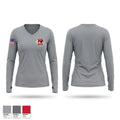Edinburgh Fire & Rescue Women's Long Sleeve V-neck Shirt - 1