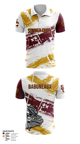 Short Sleeve Performance Polo, Summer Creek High School Bowling, Bowling, Teamtime, Team time, sublimation, custom sports apparel, team uniforms, spirit wear, spiritwear, sports uniforms, custom shirts, team store, custom team store, fundraiser sports, apparel fundraiser