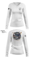 CG STA OAK ISLAND 22567057 Women's Long Sleeve V-neck Shirt - 3