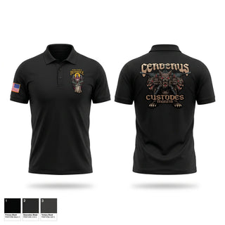 Short Sleeve Performance Polo, Cerberus Platoon C 3-6, Army, Teamtime, Team time, sublimation, custom sports apparel, team uniforms, spirit wear, spiritwear, sports uniforms, custom shirts, team store, custom team store, fundraiser sports, apparel fundraiser