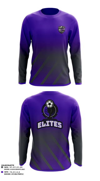 Long Sleeve Performance Shirt, Mile High Elites FC, Men's Soccer, Teamtime, Team time, sublimation, custom sports apparel, team uniforms, spirit wear, spiritwear, sports uniforms, custom shirts, team store, custom team store, fundraiser sports, apparel fundraiser