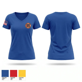 Womens Short Sleeve Vneck Shirt, Smithfield Volunteer Fire Department, Fire Department, Teamtime, Team time, sublimation, custom sports apparel, team uniforms, spirit wear, spiritwear, sports uniforms, custom shirts, team store, custom team store, fundraiser sports, apparel fundraiser