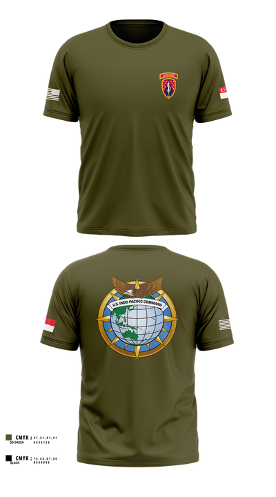5th SFAB, Singapore Old School Cotton Feel Shirt - 13