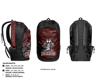 Gear Bag, PIRATES, , Teamtime, Team time, sublimation, custom sports apparel, team uniforms, spirit wear, spiritwear, sports uniforms, custom shirts, team store, custom team store, fundraiser sports, apparel fundraiser
