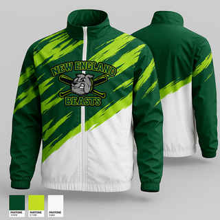 Windbreaker, New England Beasts, Softball, Teamtime, Team time, sublimation, custom sports apparel, team uniforms, spirit wear, spiritwear, sports uniforms, custom shirts, team store, custom team store, fundraiser sports, apparel fundraiser