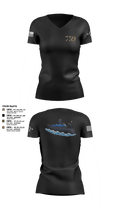 USS Jefferson City 16014759 Women's Short Sleeve V-neck Shirt - 22