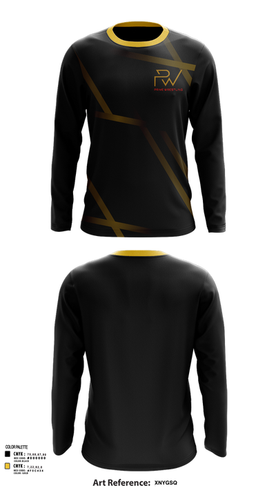 Prime Wrestling 25861032 Long Sleeve Performance Shirt 41