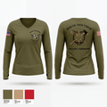 Rescue Task Force 83489784 Women's Long Sleeve V-neck Shirt - 1