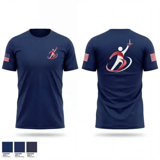 Short Sleeve Performance Shirt, Northeast Lauderdale Trojans NJROTC, Navy, Teamtime, Team time, sublimation, custom sports apparel, team uniforms, spirit wear, spiritwear, sports uniforms, custom shirts, team store, custom team store, fundraiser sports, apparel fundraiser
