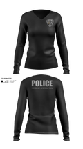 Lansing Emergency Response Team 87087078 Women's Long Sleeve V-neck Shirt - 21
