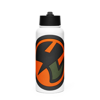 8 SOS Stainless Steel Water Bottle with a Straw Lid