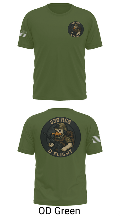 336 RCS D Flight 26202235 Old School Cotton Feel Shirt - 50
