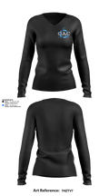 OA Cheerleading 58785935 Women's Long Sleeve V-neck Shirt - 2
