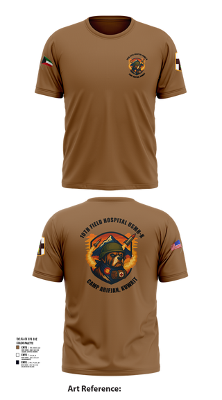 Short Sleeve Performance Shirt, 10th Field Hospital (FWD), , Teamtime, Team time, sublimation, custom sports apparel, team uniforms, spirit wear, spiritwear, sports uniforms, custom shirts, team store, custom team store, fundraiser sports, apparel fundraiser