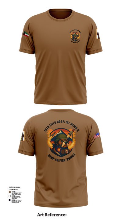 10th Field Hospital (FWD) 73609367 Short Sleeve Performance Shirt - 102