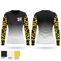 Huntington Middle School Track & Field 23391427 Women's Long Sleeve V-neck Shirt - 1