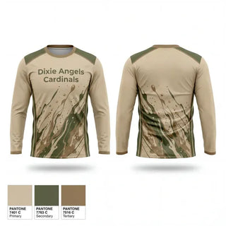 Long Sleeve Performance Shirt, Dixie Angels Cardinals, Softball, Teamtime, Team time, sublimation, custom sports apparel, team uniforms, spirit wear, spiritwear, sports uniforms, custom shirts, team store, custom team store, fundraiser sports, apparel fundraiser