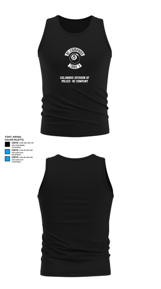 Tank Top, Columbus Division of Police- 8C Company, , Teamtime, Team time, sublimation, custom sports apparel, team uniforms, spirit wear, spiritwear, sports uniforms, custom shirts, team store, custom team store, fundraiser sports, apparel fundraiser