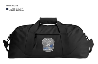 Duffle Bag, Bartlesville Police Department, Police, Teamtime, Team time, sublimation, custom sports apparel, team uniforms, spirit wear, spiritwear, sports uniforms, custom shirts, team store, custom team store, fundraiser sports, apparel fundraiser
