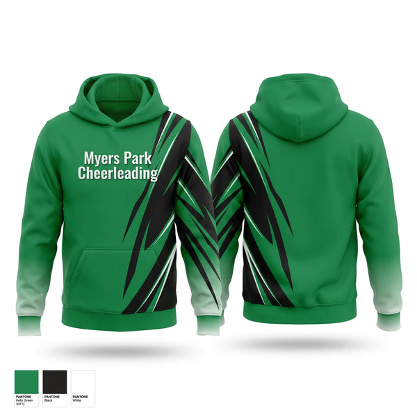 Hoodie, Myers Park Cheerleading, Cheer, Teamtime, Team time, sublimation, custom sports apparel, team uniforms, spirit wear, spiritwear, sports uniforms, custom shirts, team store, custom team store, fundraiser sports, apparel fundraiser