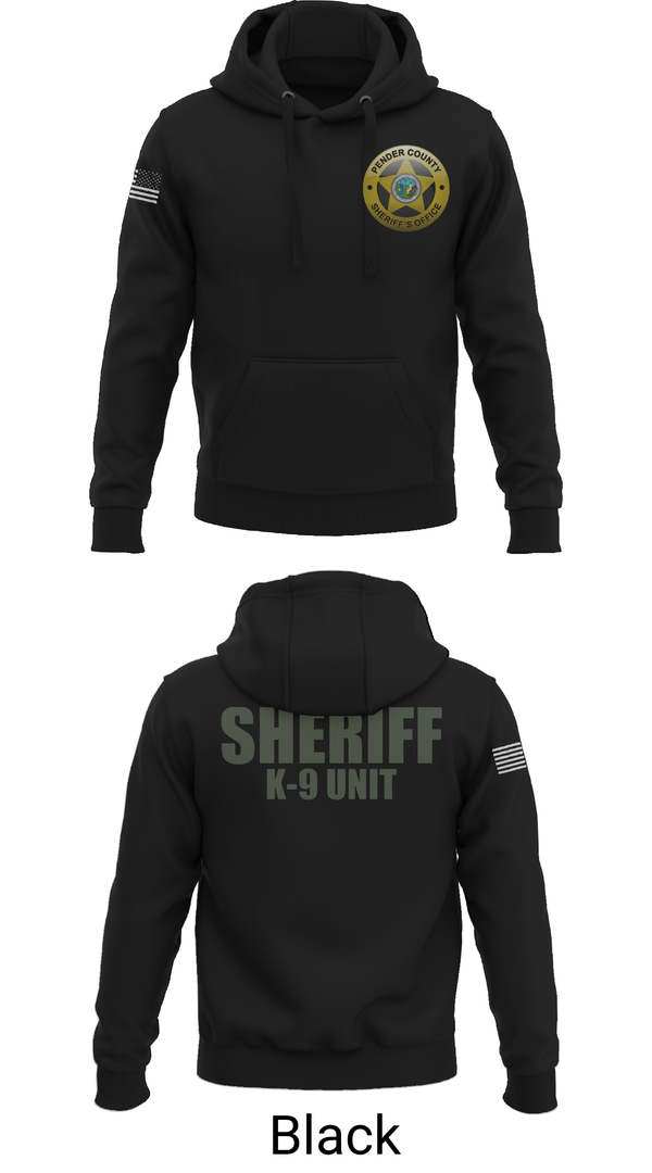 Hoodie, Pender County Sheriff’s Office K9, Police, Teamtime, Team time, sublimation, custom sports apparel, team uniforms, spirit wear, spiritwear, sports uniforms, custom shirts, team store, custom team store, fundraiser sports, apparel fundraiser