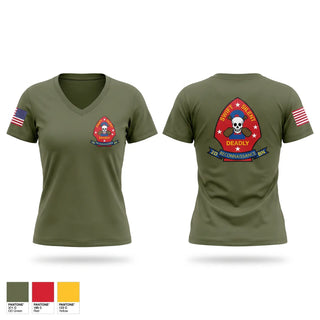 Womens Short Sleeve Vneck Shirt, 2nd recon, Marines, Teamtime, Team time, sublimation, custom sports apparel, team uniforms, spirit wear, spiritwear, sports uniforms, custom shirts, team store, custom team store, fundraiser sports, apparel fundraiser