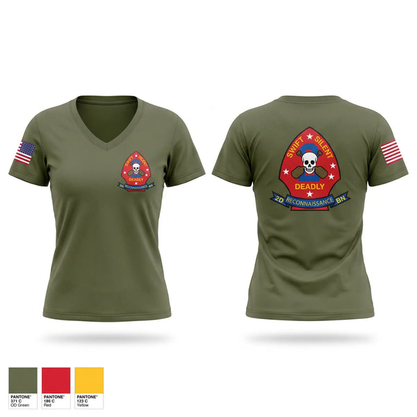 Womens Short Sleeve Vneck Shirt, 2nd recon, Marines, Teamtime, Team time, sublimation, custom sports apparel, team uniforms, spirit wear, spiritwear, sports uniforms, custom shirts, team store, custom team store, fundraiser sports, apparel fundraiser