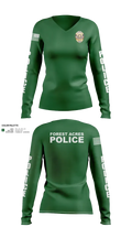 FOREST ACRES POLICE DEPARTMENT 85574925 Women's Long Sleeve V-neck Shirt - 31