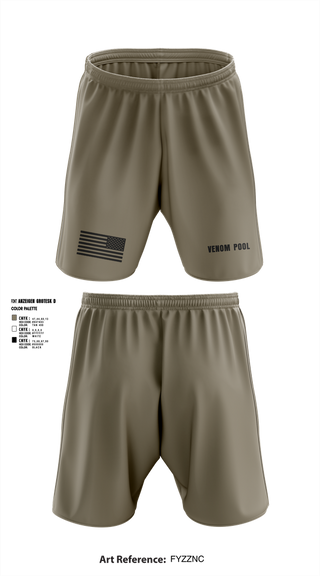 Athletic Shorts With Pockets, Venom Pool, , Teamtime, Team time, sublimation, custom sports apparel, team uniforms, spirit wear, spiritwear, sports uniforms, custom shirts, team store, custom team store, fundraiser sports, apparel fundraiser