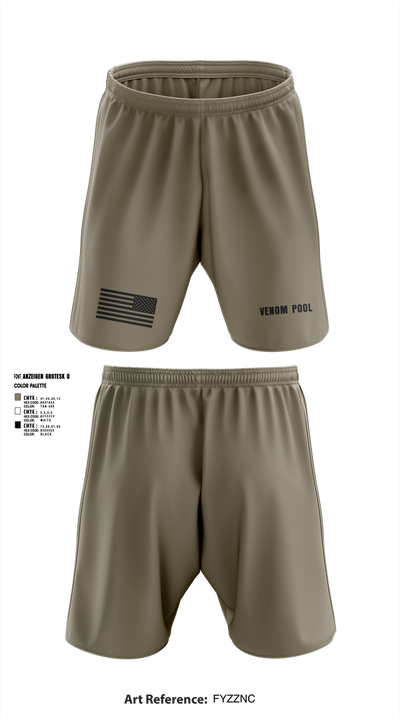 Venom Pool 58495757 Athletic Shorts With Pockets - 3