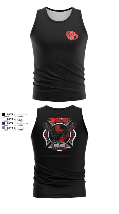 Cy creek fire 22 83530628 Tank Top - 50